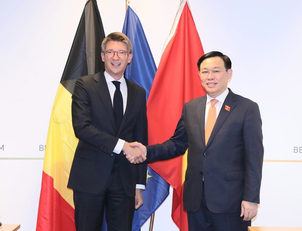 Médias belges la visite du président de l AN Vuong Dinh Hue promeut les relations UE-Vietnam